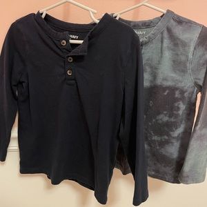 Lot of 2 Old Navy Long Sleeve Shirts